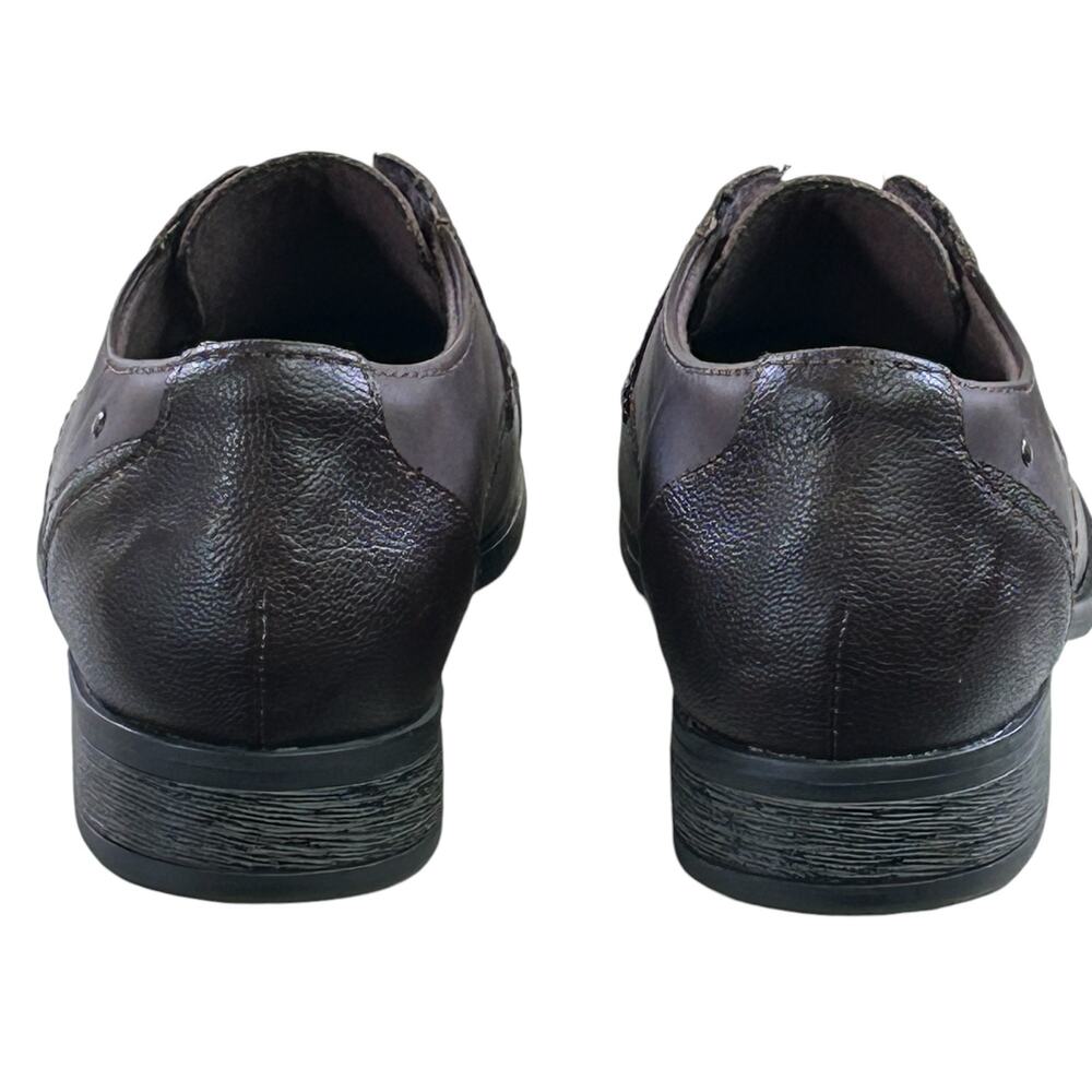 Earth Origins Shoes Women Size 8 Brown Navigate Nate Leather Workwear Slip On - Picture 3 of 12